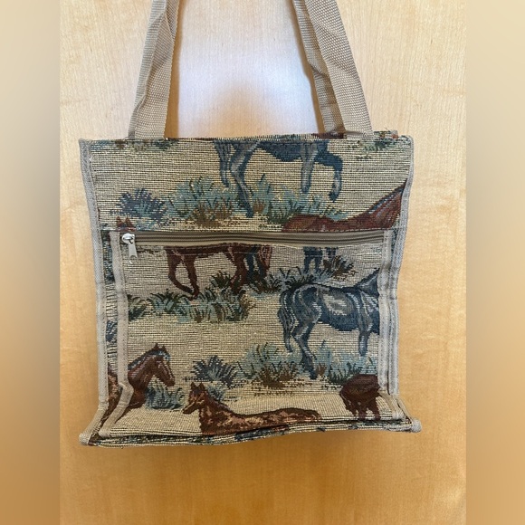 Equestrian/Horse Theme Tote Bag Tapestry - Picture 5 of 15